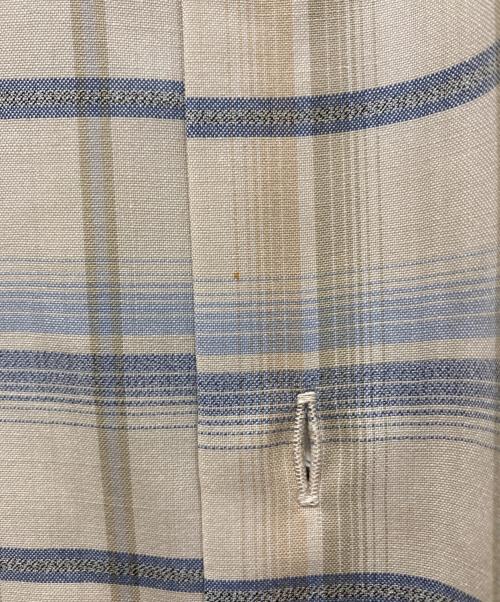 AURALEE（オーラリー）AURALEE (オーラリー) SUPER LIGHT WOOL CHECK SHIRT/スーパーライトウールチェックシャツ ベージュ サイズ:3の古着・服飾アイテム