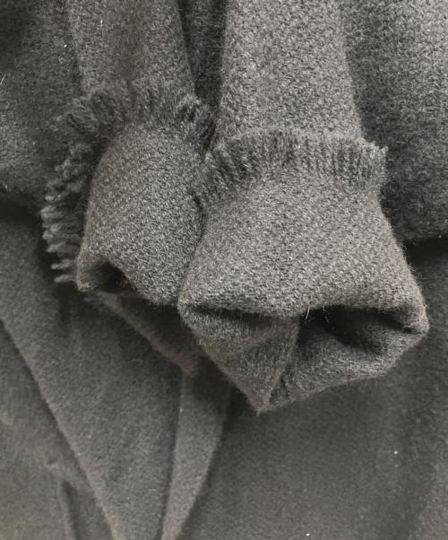 COMOLI（コモリ）COMOLI (コモリ) norlha (ノラ) ヤクウールストールジャケット ブラック サイズ:ーの古着・服飾アイテム