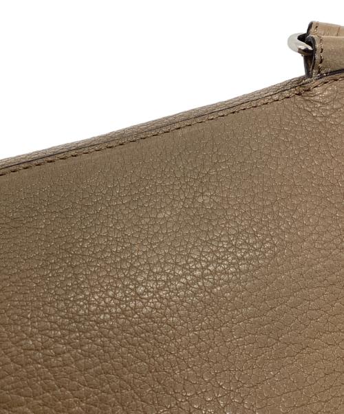 MARNI（マルニ）MARNI (マルニ) リボンデザインレザーショルダーバッグ ブラウンの古着・服飾アイテム