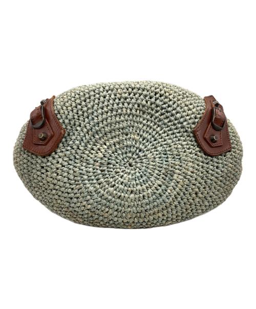 BALENCIAGA（バレンシアガ）BALENCIAGA (バレンシアガ) ラフィアバッグ グリーンの古着・服飾アイテム