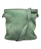 COACHコーチ）の古着「スエードショルダーバッグ」｜グリーン