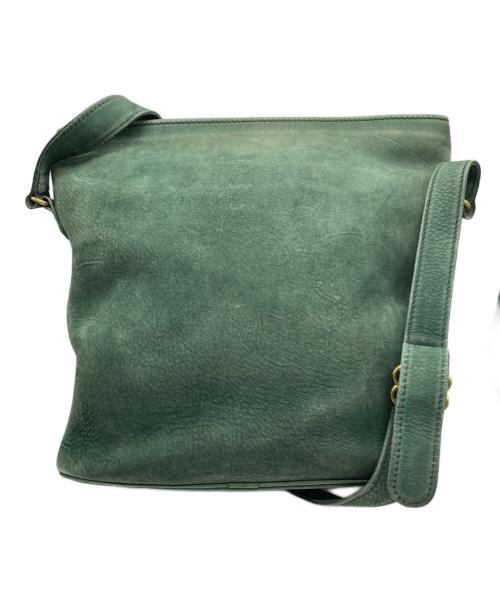 COACH（コーチ）COACH (コーチ) スエードショルダーバッグ グリーンの古着・服飾アイテム