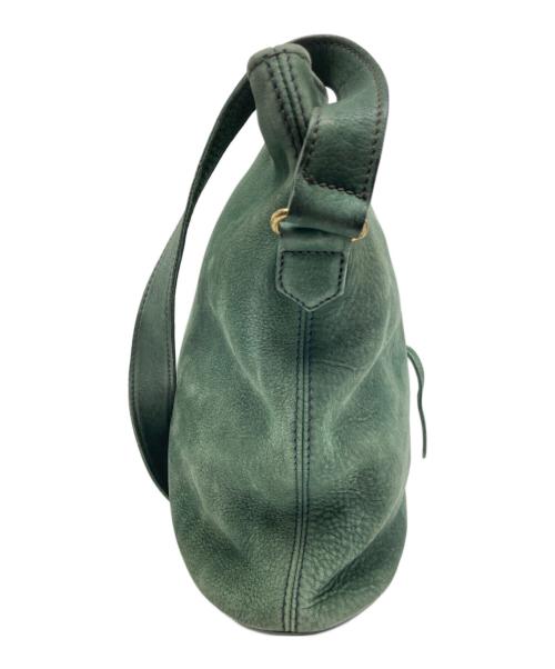 COACH（コーチ）COACH (コーチ) スエードショルダーバッグ グリーンの古着・服飾アイテム