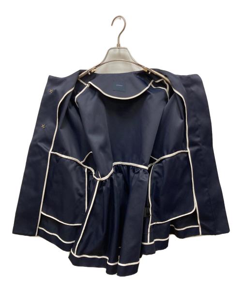 shirocon yori（シロコン ヨリ）shirocon yori (シロコン ヨリ) ロッシェ ショート コート ネイビー サイズ:38の古着・服飾アイテム
