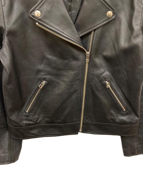 RAY BEAMS（レイ ビームス）RAY BEAMS (レイ ビームス) ラムレザーダブル ライダースブルゾン ブラック サイズ:1の古着・服飾アイテム