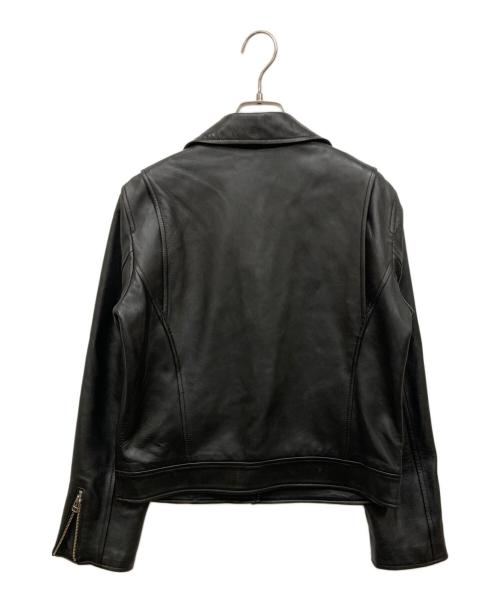 RAY BEAMS（レイ ビームス）RAY BEAMS (レイ ビームス) ラムレザーダブル ライダースブルゾン ブラック サイズ:1の古着・服飾アイテム