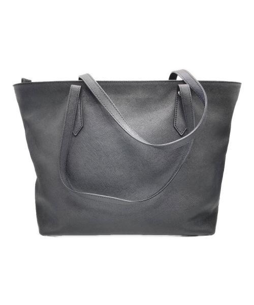 Vivienne Westwood（ヴィヴィアンウエストウッド）Vivienne Westwood (ヴィヴィアンウエストウッド) サフィアーノトートバッグ ブラックの古着・服飾アイテム