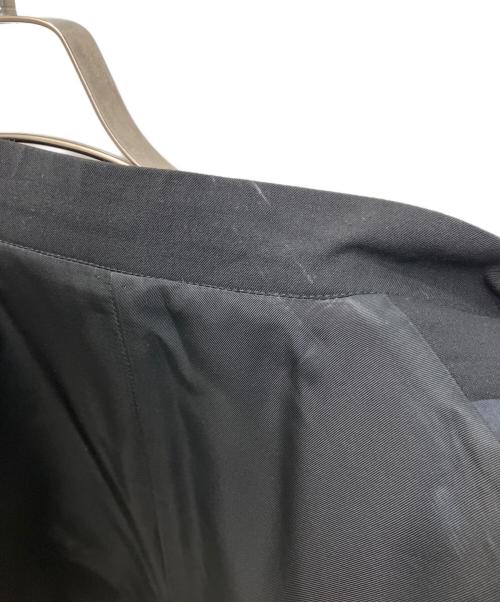 Yohji Yamamoto pour homme（ヨウジヤマモト プールオム）Yohji Yamamoto pour homme (ヨウジヤマモト プールオム) 80-90s丸文字ロゴ立ち襟スーパーロングコート ブラック サイズ:Mの古着・服飾アイテム