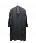 Yohji Yamamoto pour homme（ヨウジヤマモト プールオム）の古着「80-90s丸文字ロゴ立ち襟スーパーロングコート」｜ブラック