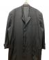 中古・古着 Yohji Yamamoto pour homme (ヨウジヤマモト プールオム) 80-90s丸文字ロゴ立ち襟スーパーロングコート ブラック サイズ:M：70000円