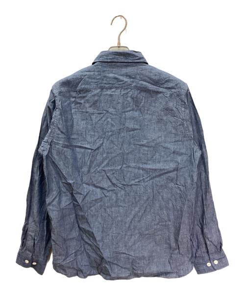 A BATHING APE（ア ベイシング エイプ）A BATHING APE (ア ベイシング エイプ) デニムダンガリーシャツ インディゴ サイズ:Lの古着・服飾アイテム