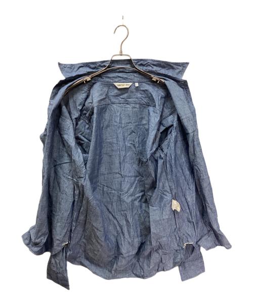 A BATHING APE（ア ベイシング エイプ）A BATHING APE (ア ベイシング エイプ) デニムダンガリーシャツ インディゴ サイズ:Lの古着・服飾アイテム