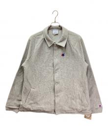 Champion REVERSE WEAVE（チャンピオン リバース ウィーブ）の古着「スウェットコーチジャケット」｜グレー