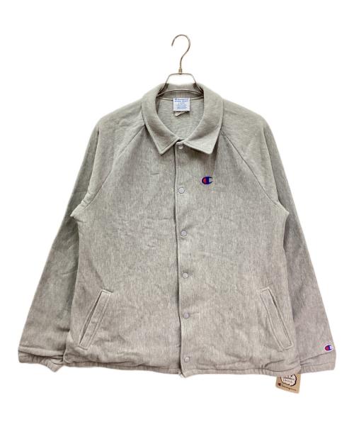Champion REVERSE WEAVE（チャンピオン リバース ウィーブ）Champion REVERSE WEAVE (チャンピオン リバース ウィーブ) スウェットコーチジャケット グレー サイズ:L 未使用品の古着・服飾アイテム