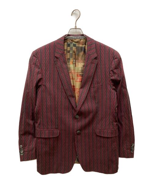 ETRO（エトロ）ETRO (エトロ) テーラードジャケット レッド サイズ:54の古着・服飾アイテム