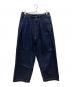 My Beautiful Landlet（マイビューティフルランドレット）の古着「ワイドデニムパンツ」｜インディゴ