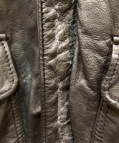 L.L.Bean（エルエルビーン）L.L.Bean (エルエルビーン) A2ゴートレザージャケット ブラウン サイズ:34の古着・服飾アイテム