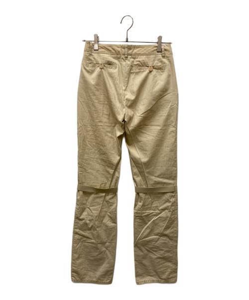 HELMUT LANG（ヘルムートラング）HELMUT LANG (ヘルムートラング) ボンテージパンツ ベージュ サイズ:Mの古着・服飾アイテム