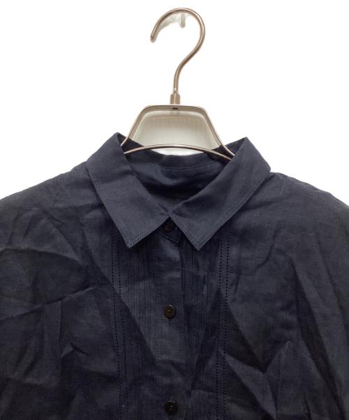 MACKINTOSH（マッキントッシュ）MACKINTOSH (マッキントッシュ) リネンシャツ ネイビー サイズ:38の古着・服飾アイテム
