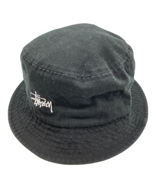 stussy（ステューシー）stussy (ステューシー) バケットハット ブラック サイズ:なしの古着・服飾アイテム