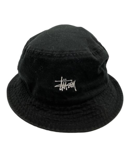 stussy（ステューシー）stussy (ステューシー) バケットハット ブラック サイズ:なしの古着・服飾アイテム