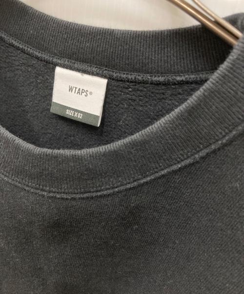 WTAPS（ダブルタップス）WTAPS (ダブルタップス) クルーネックスウェット ブラック サイズ:02の古着・服飾アイテム