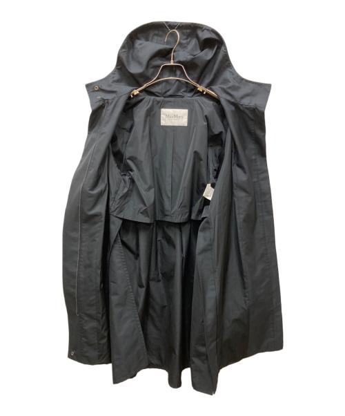 MaxMara（マックスマーラ）MaxMara (マックスマーラ) サイドスリットコート ネイビー サイズ:34の古着・服飾アイテム