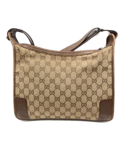GUCCI（グッチ）GUCCI (グッチ) ワンショルダーバッグ ブラウンの古着・服飾アイテム