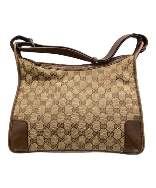 GUCCI（グッチ）GUCCI (グッチ) ワンショルダーバッグ ブラウンの古着・服飾アイテム