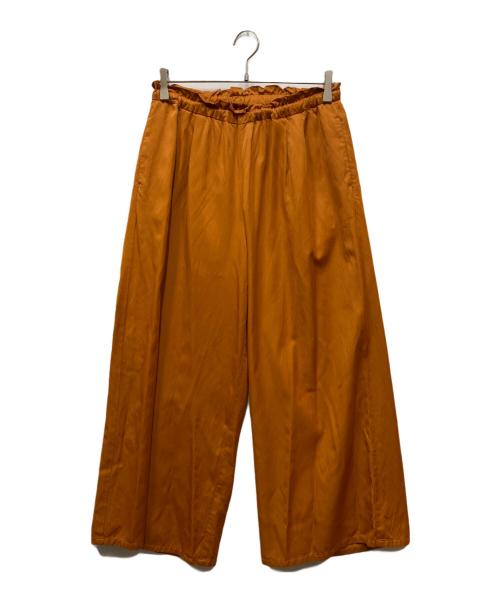 SUZUKI TAKAYUKI（スズキタカユキ）SUZUKI TAKAYUKI (スズキタカユキ) gathered pants イエロー サイズ:表記無しの古着・服飾アイテム