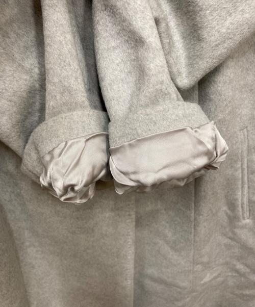 UNTITLED（アンタイトル）UNTITLED (アンタイトル) ウール比翼コート グレー サイズ:42の古着・服飾アイテム
