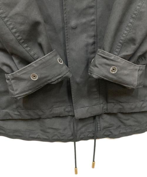 THE RERACS（ザ リラクス）THE RERACS (ザ リラクス) LOOSE SHORT MODS COAT/ルーズショートモッズコート ブラック サイズ:36の古着・服飾アイテム