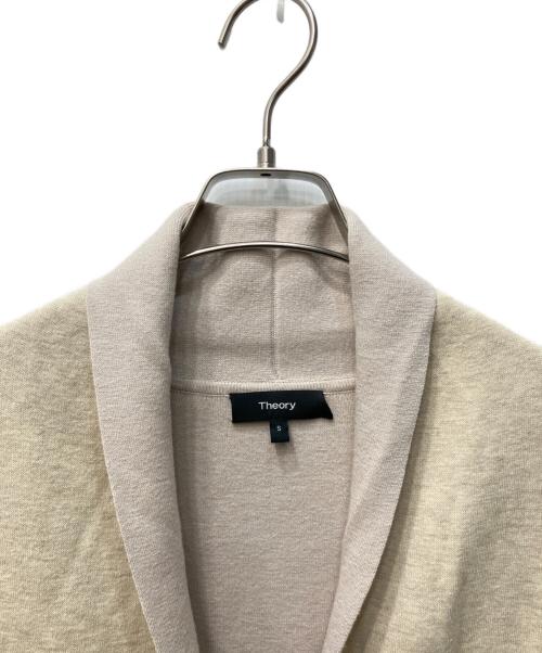 theory（セオリー）theory (セオリー) ロングカーディガン ベージュ サイズ:Sの古着・服飾アイテム