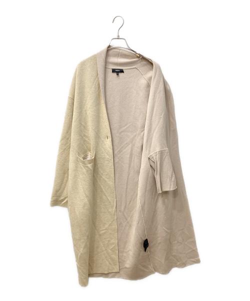 theory（セオリー）theory (セオリー) ロングカーディガン ベージュ サイズ:Sの古着・服飾アイテム