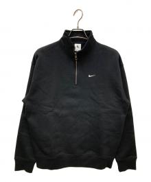 NIKE（ナイキ）の古着「AS M NK SOLO SWSH HW BB QZ TOP/ソロ スウッシュ メンズ 1/4ジップ トップ」｜ブラック