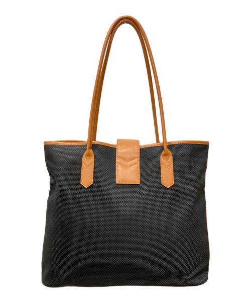 Yves Saint Laurent（イヴサンローラン）Yves Saint Laurent (イヴサンローラン) メッシュデザインヴィンテージトートバッグ ブラックの古着・服飾アイテム