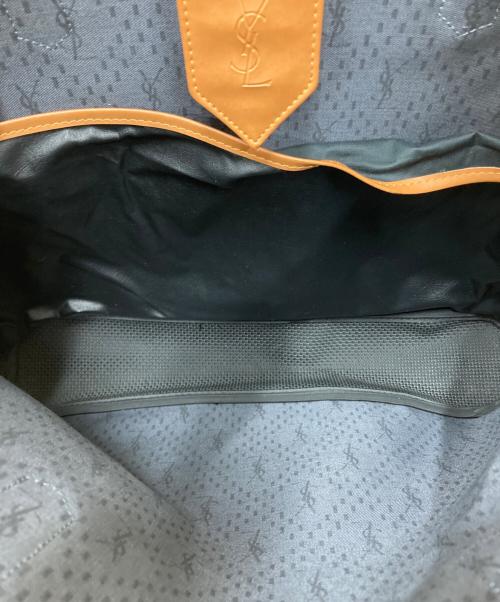 Yves Saint Laurent（イヴサンローラン）Yves Saint Laurent (イヴサンローラン) メッシュデザインヴィンテージトートバッグ ブラックの古着・服飾アイテム