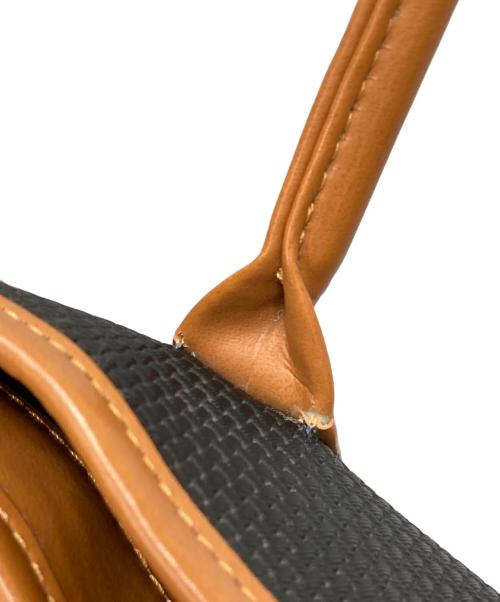 Yves Saint Laurent（イヴサンローラン）Yves Saint Laurent (イヴサンローラン) メッシュデザインヴィンテージトートバッグ ブラックの古着・服飾アイテム