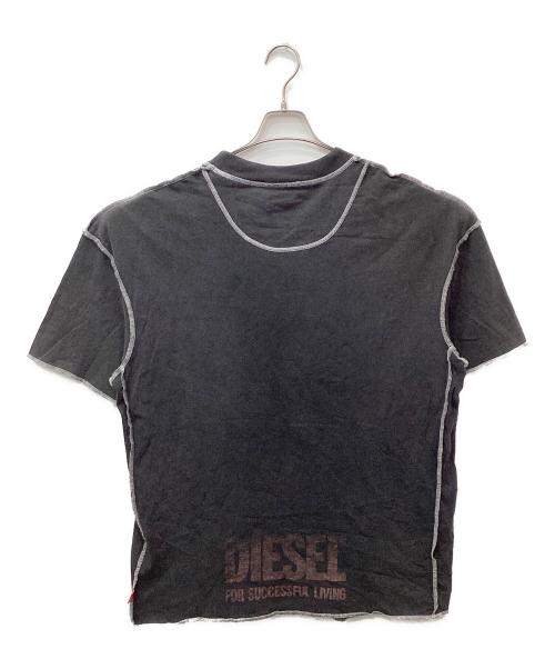 DIESEL（ディーゼル）DIESEL (ディーゼル) T-CRAOR Tシャツ ブラック サイズ:XLの古着・服飾アイテム