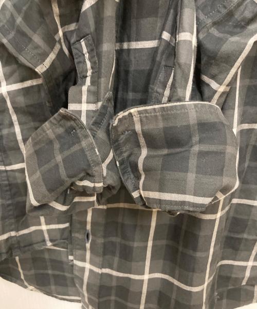 Vivienne Westwood man（ヴィヴィアン ウェストウッド マン）Vivienne Westwood man (ヴィヴィアン ウェストウッド マン) ラップカラーシャツ グレー サイズ:46の古着・服飾アイテム