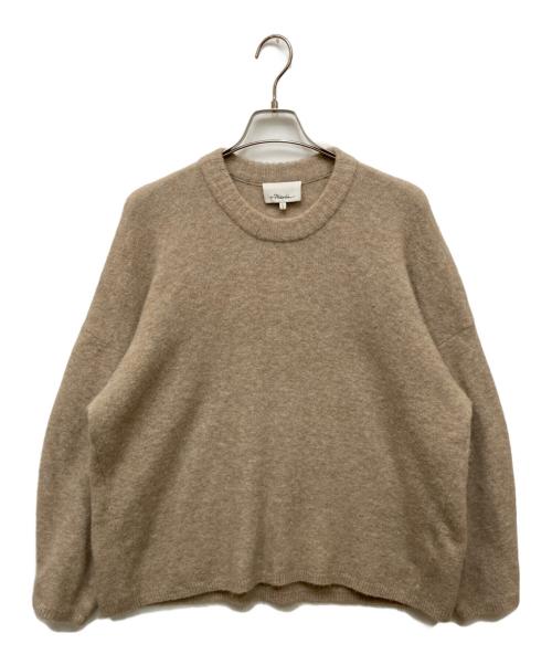 3.1 phillip lim（スリーワンフィリップリム）3.1 phillip lim (スリーワンフィリップリム) アルパカ混ブラッシュニットセーター ベージュ サイズ:Lの古着・服飾アイテム