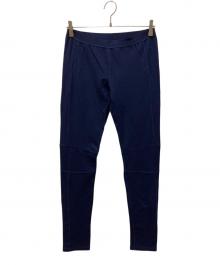 MM6 Maison Margiela（エムエムシックスメゾンマルジェラ）の古着「バイカーデザインレギンスパンツ」｜ネイビー