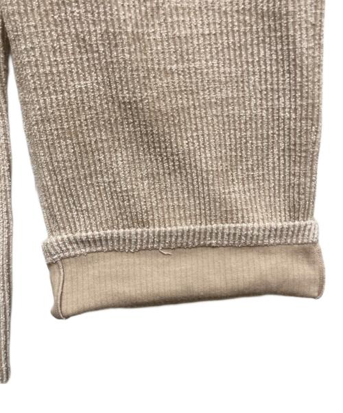 ANCELLM（アンセルム）ANCELLM (アンセルム) CUT STRIPE EASY SLACKS/カットストライプイージースラックス ベージュ サイズ:2の古着・服飾アイテム