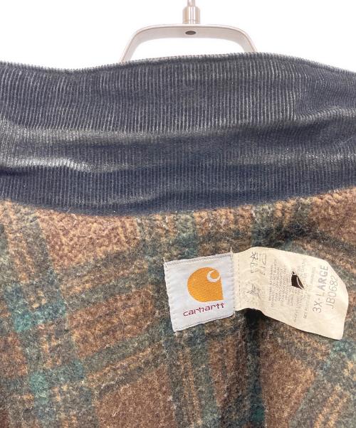 CarHartt（カーハート）CarHartt (カーハート) ダックトラッカージャケット ブラウン サイズ:3XLの古着・服飾アイテム