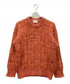 TOMAS×Ron Hermanトーマス×ロンハーマン）の古着「シルク混別注ケーブルニット」｜レッド