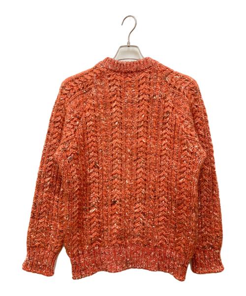 TOMAS（トーマス）TOMAS (トーマス) Ron Herman (ロンハーマン) シルク混別注ケーブルニット レッド サイズ:Mの古着・服飾アイテム