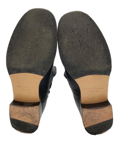 Salvatore Ferragamo（サルヴァトーレ フェラガモ）Salvatore Ferragamo (サルヴァトーレ フェラガモ) ストラップブーツ ブラック サイズ:表記無しの古着・服飾アイテム