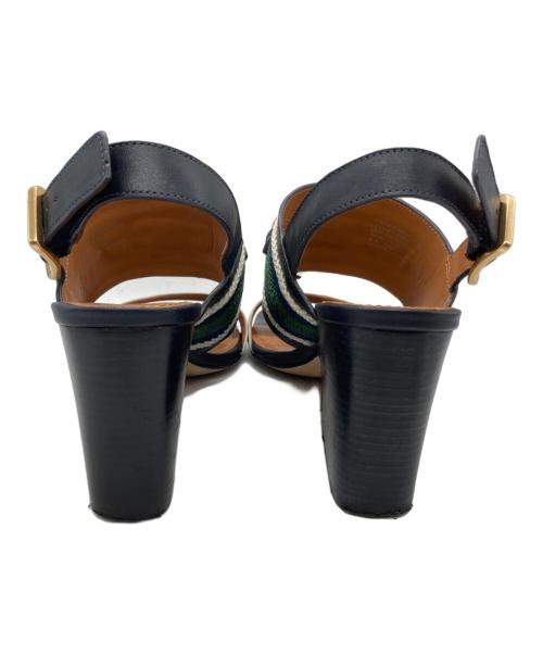 TORY BURCH（トリーバーチ）TORY BURCH (トリーバーチ) サンダル ネイビー サイズ:7Mの古着・服飾アイテム