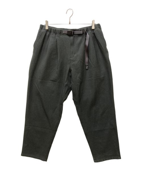 GRAMICCI（グラミチ）GRAMICCI (グラミチ) B-SHOP (ビショップ) 別注 2タックワイドテーパードパンツ グレー サイズ:XLの古着・服飾アイテム