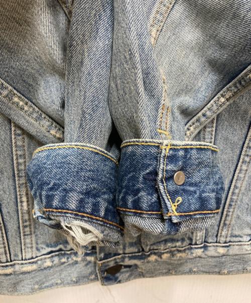 LEVI'S（リーバイス）LEVI'S (リーバイス) ダメージ加工デニムジャケット インディゴ サイズ:Mの古着・服飾アイテム
